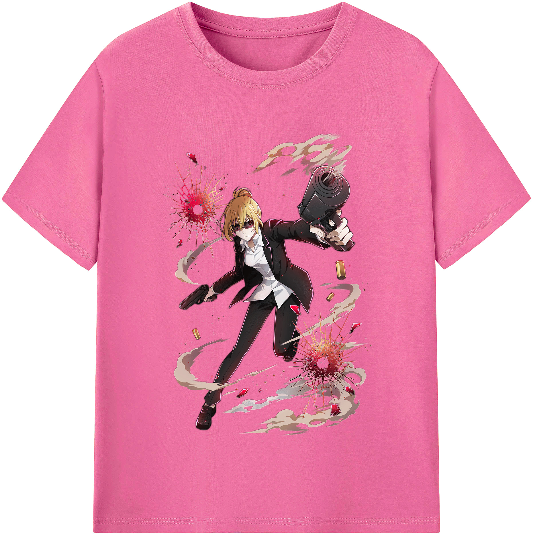 （画像用） 文豪ストレイドッグス Bungo Stray Dogs レディースカジュアルプリントTシャツ（綿100％）